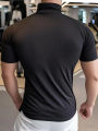 NEW Men's sports T-shirt Quick Dry Compression Running t Shirt Men Fitness short sleeve Shirt Zippered round neck Tights Tops.
