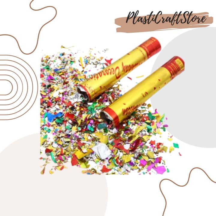 Party Popper 20 cm (Pack of 2)