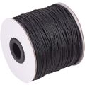 1.5mm 100 Yards Black Nylon Cord Wind Chime Cord Replacement Braided Lift Shade Blind String for Windows Roman Rollers Repair. 
