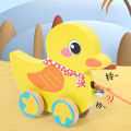 Montessori Early education Wooden Animal Car Toys Children Drag Car for kids Learning Walk and Have Fun . 