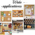 98x6 Inch Self-Adhesive Cork Roll 1/8inch Thick Backed Cork Boards Mat Strong Self-Adhesive Corkboard for Wall Furnitures Party.