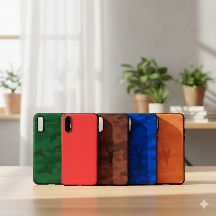 Huawei P20 Back Cover Soft Leather Markhor Style Case For P20