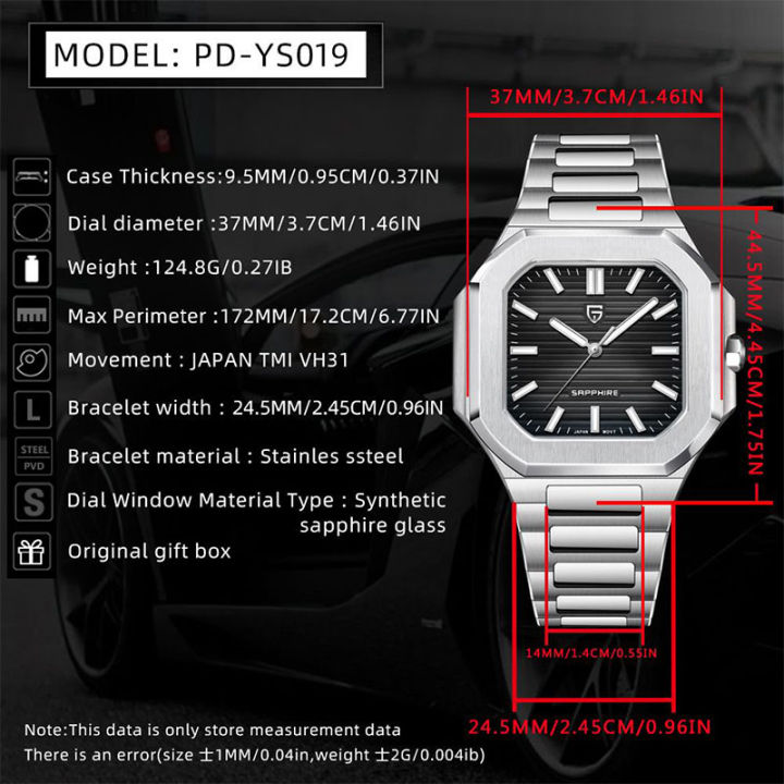 PAGANI%20DESIGN%20New%20YS019%20Mens%20Watch%20Stainless%20Steel%20Waterproof%20Quartz%20Watch%20Top%20Brand%20Japan%20VH31%20Movement%2037mm%20%20Watch%20for%20Men%20nike%20ja%203%20-%20Image%205