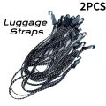 2PCS Luggage Straps Elastic Rope Luggage Three Ropes Elastic Mountain Bike Shelf Fixed Bundling Strap Tension Rope Accessories. 