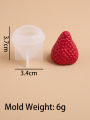 4Pcs Strawberry Shaped Silicone Candle Mold DIY Handmade Fruit Scented Candles Soap Craft Casting Molds Home Valentine's Day Dec.