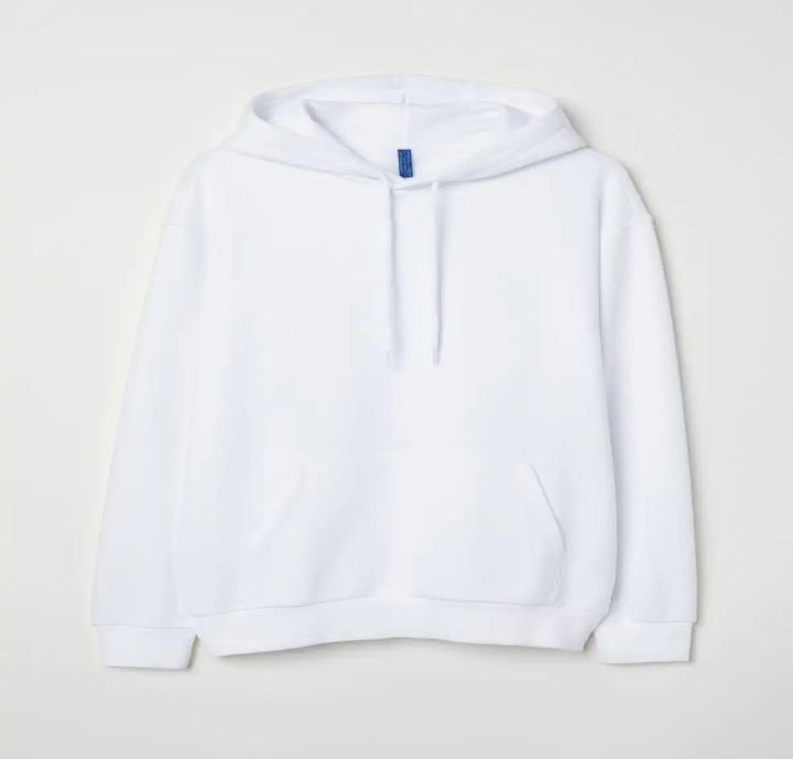 White%20Plain%20Fleece%20Pull%20Over%20Hoodie%20For%20Men%20-%20Image%202