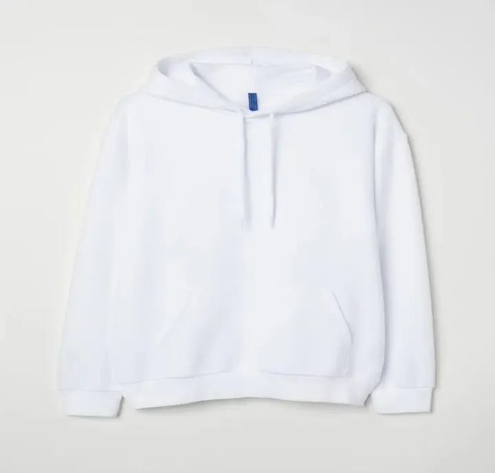 White%20Plain%20Fleece%20Pull%20Over%20Hoodie%20For%20Men%20-%20Image%202