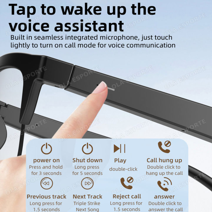 New%20Smart%20AI%20Glasses%20Voice%20Assistant%20Wireless%20Call%20Music%20Playback%20Photosensitive%20Color%20Change%20Sunscreen%20Sunscreen%20Sunglasses%20-%20Image%203