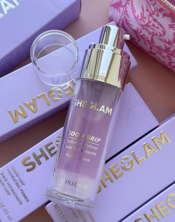 SHEGLAM Blueberry-AHA Good Grip Hydrating Primer Long-Lasting 45ML Floz 1.52