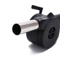 LMETJMA Hand BBQ Fan Outdoor BBQ Fan Air Blower For Barbecue Picnic Manual Crank Grill BBQ Fan Fire Bellows BBQ Tools KC0266. 