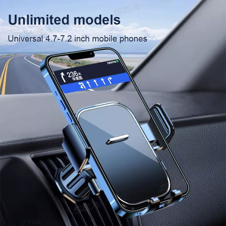 SEAMETAL%20Gravity%20Car%20Phone%20Holder%20Air%20Vent%20Upgrade%20Hook%20Clip%20Not%20Shake%20Adjustable%20360%20Rotation%20Vent%20Clip%20Car%20Phone%20Holder%20Mount%20-%20Image%205