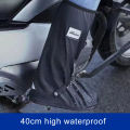 Rain Boot Shoe Cover Black Waterproof Reflector High Top Reusable Motorcycle Cycling Bike Clear Wear Shoes Dust Covers Men Women. 