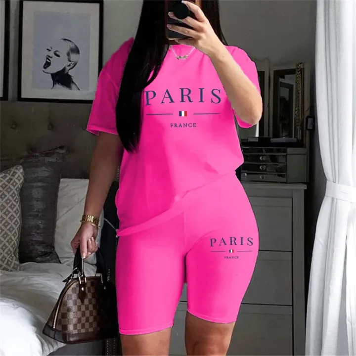 Hot%20Sales%20Women%20O-Neck%20Clothing%20Shorts%20Casual%20Women's%20Tracksuit%20Summer%20Woman%20Two%20Piece%20Sets%20T-Shirts%20Matching%20Suit%20Short%20Sleeve%20-%20Image%202