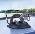 360° Rotating Dashboard Car Phone Holder – Washable Adhesive & Silicone Anti-Slip Design. 