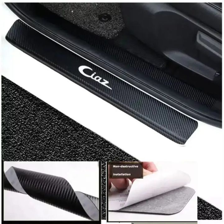 4Pcs Door Sills For Suzuki Ciaz Door Sill protector Carbon Auto Tuning ...