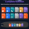 Scan Reader Pen Language Translator Online 142 Languages Digital Smart Voice WiFi Scanning Translation Device Scan Reader Pen. 