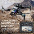New RC Display Remote Drone WIFI 4K HD Aerial FPV Live Video Photography ESC Dual Camera Optical Flow Positioning Folding UAV Aerial RC Drone. 