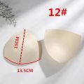 Swimsuit Padding Inserts Women Clothes Accessories Foam Triangle Sponge Pads Chest Cups Breast Bra Bikini Inserts Chest Pad.