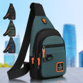 Men's Leisure Outdoor Hiking Bike Shoulder Bag, Waterproof Sports Crossbody Bag, Travel Backpack, Men's Chest Bag, Shoulder Bag.
