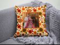 customized photo cusion, personalized design photo  name pillow. 