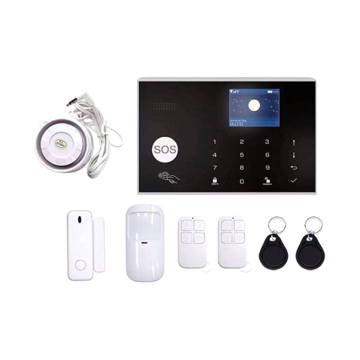 Redlink GSM WIFI 99 Zone home office security alarm system with 3 wired zone.