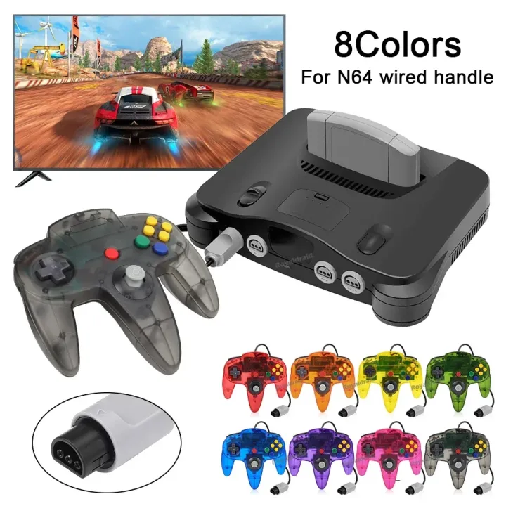 Hot%20Sales%208%20Colors%20For%20N64%20Controller%20Classic%20Wired%20Remote%20Control%20Gamepad%20Game%20Joystick%20Retro%20Video%20Game%20System%20For%20N64%20Joypad%20-%20Image%203
