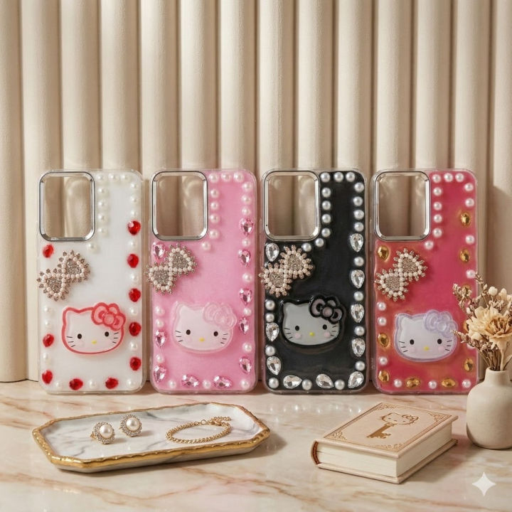 Infinix Smart 10 Soft Stone Kitty Case High Grade Flexible TPU Impact Shield