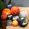 Simulation Earth Sun Mars Plush Toy Stuffed Planets in the Solar System Soft Doll Pillow Cushion Kids Toys Birthday  Decor. 