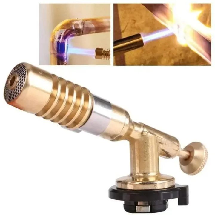 Gas Burner Welding  Portable Blowtorch Copper High Temperature Brass Gas  Brazing Solder Welding Plumb Tools