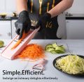 Mandoline Slicer Vegetable Slicer Mandolin Multi Blade Potato Veggie Slicer Vegetable Cutter Julienne Shredder Potato Slicer. 