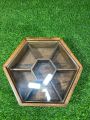 Wooden masala box with 7 large portions 10✖️10 inches box with beautiful new shape. 