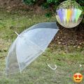 Large  Transparent Umbrella. 