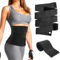Wrap Bandage Invisible Waist Trainer for Women Trimmer Tummy Sweat Waist Wraps Belt with Loop Stomach/Belly/Body Shaper. 