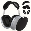 3 in 1 Soft Silicone Skin Protector Headphones Case For Airpods Max Cases Anti Scratch Shockproof Earphone Cover Accessories. 