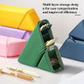 Silicone Pencil Case Foldable Large Capacity Pencil Case Expandable Vertical Versatile Stationery Office Organizer Pencil Case. 