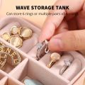 Mini Jewelry Storage Box Portable Home Travel Earrings Necklace Storage Case for Women Ring Organizer PU Leather Display Case. 