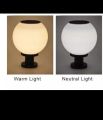outdoor garden main gate post solar led pillar light. 