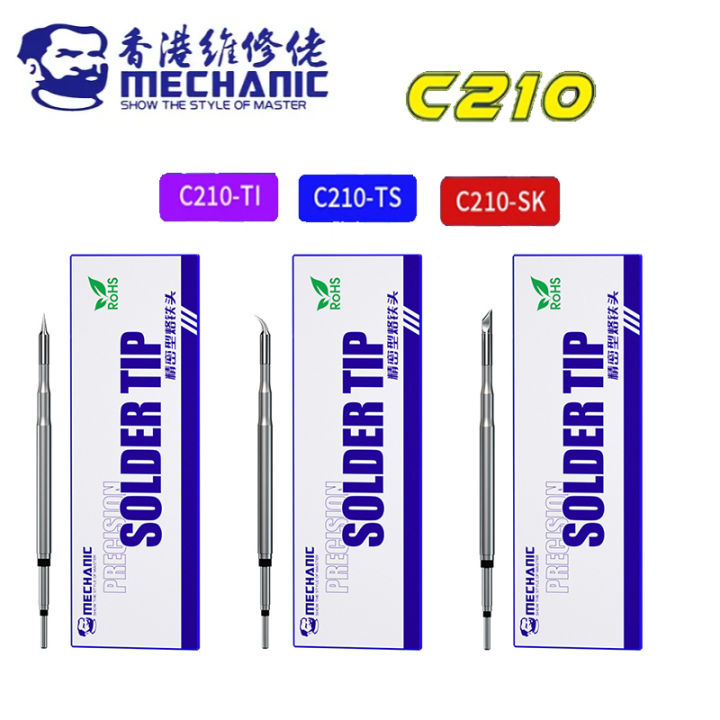SUGON C210 Series Soldering Iron Tips S210 Heating Core Compatible Original JBC Soldering Station T210 Handle