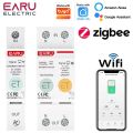 1P 2P 1-63A Tuya WiFi ZigBee Smart Switch Energy Meter Circuit Breaker kWh Voltage Current Leakage Protection Remote Control. 