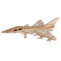 DIY Wooden 3D Fighter Jigsaw Puzzle Kit Handmade Airplane Model Assembly Toy for Children Kids Flying Plane Craft . 