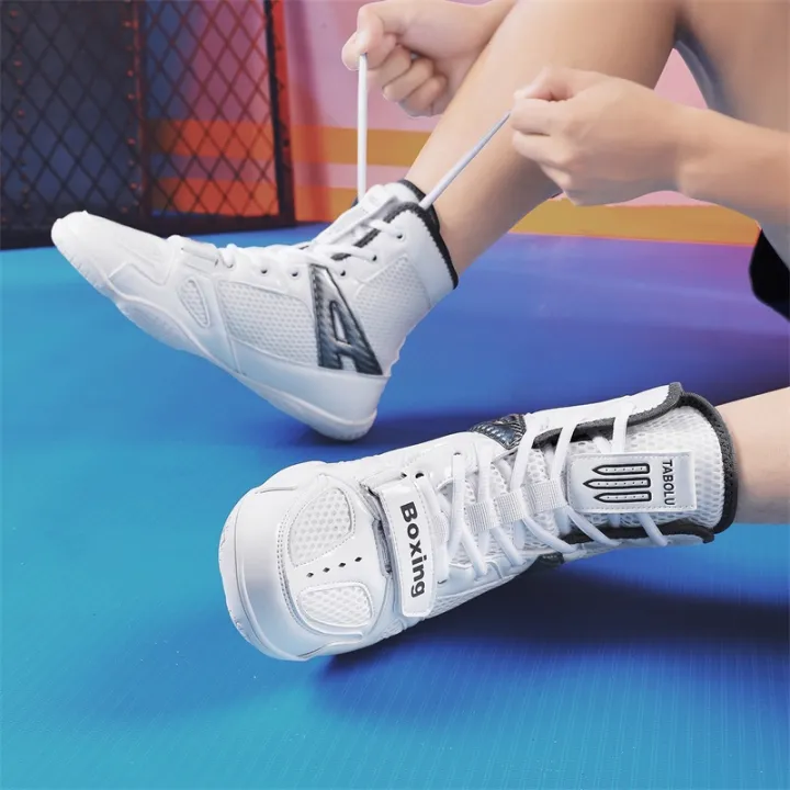Wrestling%20Shoes%20Men%202025%20High%20Top%20Professional%20Breathable%20Mesh%20Boxing%20Shoes%20Wrestling%20Fighting%20Sanda%20Weightlifting%20Squat%20Shoes%20-%20Image%204