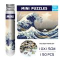 150pcs Jigsaw Puzzle Test Tube Van Gogh Sunflower Japan The Great Wave Off Kanagawa Famous Oil Paintings Puzzle Christmas .