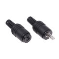2 Pin DIN Speaker Wire Plug 2P Hifi Loudspeaker Cable Solder Connector Male Female Socket. 
