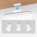 TASMOR Dimmable LED Light Bar, 5W USB Rechargeable Reading Light with 3 Colour Mode and 2200mAh Battery Powered, Magnetic LED Light for Shelf, Kitchen, Makeup Mirror, Cupboard, Bedside. 