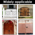The New Slide Bolt Lock Door Window Catch  for Outdoor Doors Sheds Barn Doors Cabinets Heavy Duty Solid Sliding Bolts Latch. 
