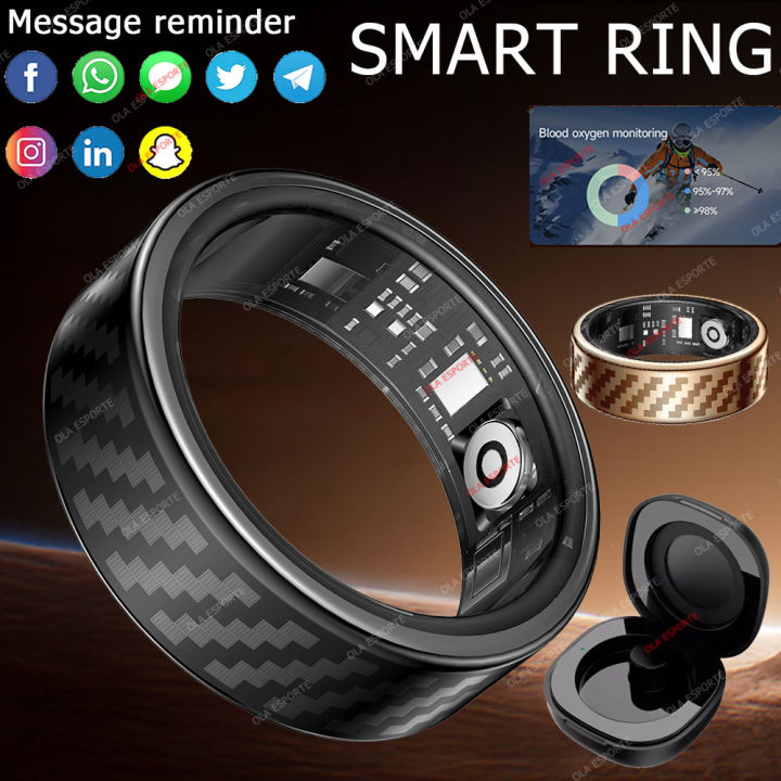 Newest Smart Ring Call Message Notification Hand Gestures Control ...