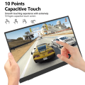 HGFRTEE 14 Inch Touch Screen Portable Monitor 100%sRGB 400cd/m2 Gaming Computer Expand Display For XBox PS4/ 5 Switch Loptop. 