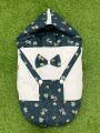 Minion Style Cotton Baby Sleeping Bag & Carry Nest for New Born (0-6 Months) Lightweight. 
