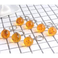 Anime Dragon Ball Series Keychain Charms Accessories 1-7 Star Dragon Balls Cosplay Keyring Car Keyring Pendant Holder Toys Gift. 