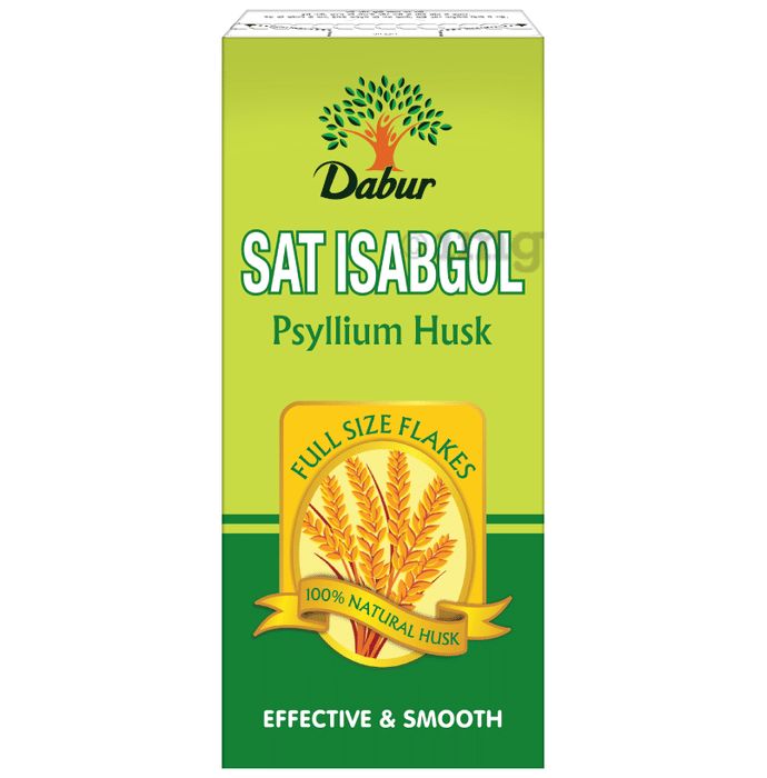 Sat Isabgol 120g – Natural Digestive Fiber (Psyllium Husk)  Natural Digestive Cleanser